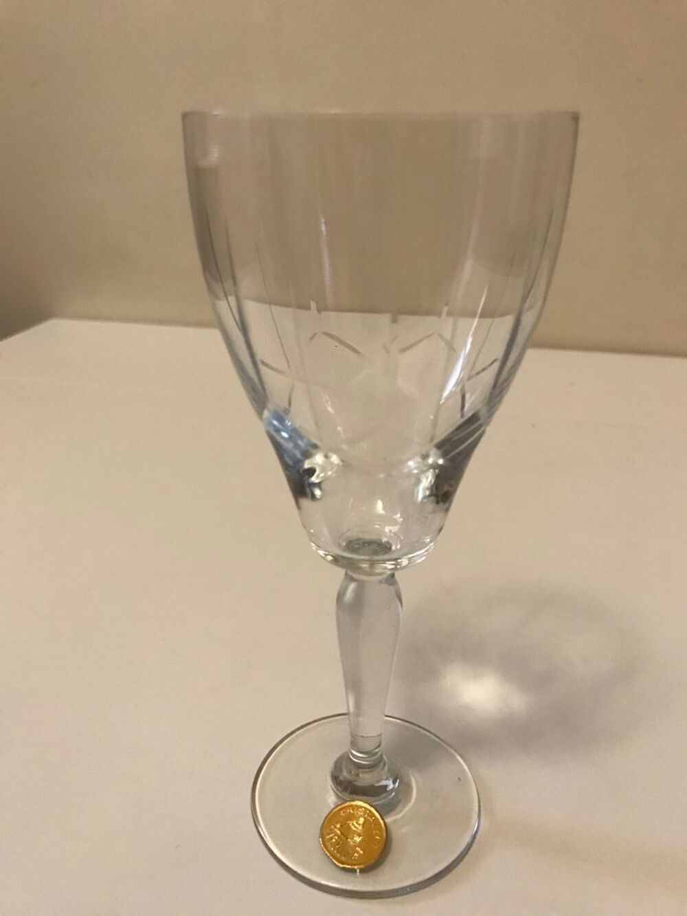 60 verres &agrave; pied Cristallin Décoration