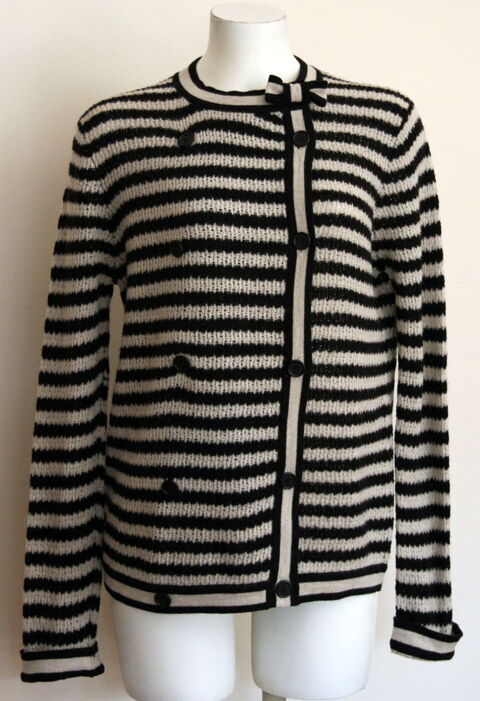 Pull marinière noir SONIA RYKIEL T.X.L 90 Issy-les-Moulineaux (92)