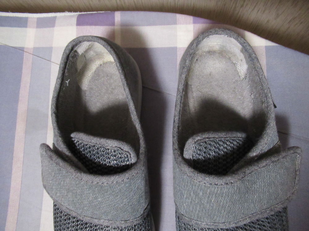 Pantoufle chaussons homme &agrave; scratch pointure 39 Fargeot Chaussures