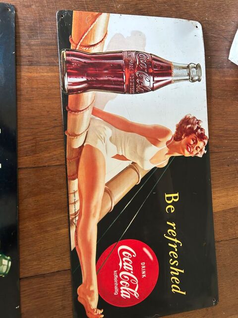 Ancienne plaque coca 130 Saint-Vaast-en-Auge (14)