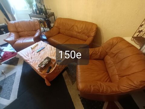 Salon cuir 3 pièces 150 Nice (06)