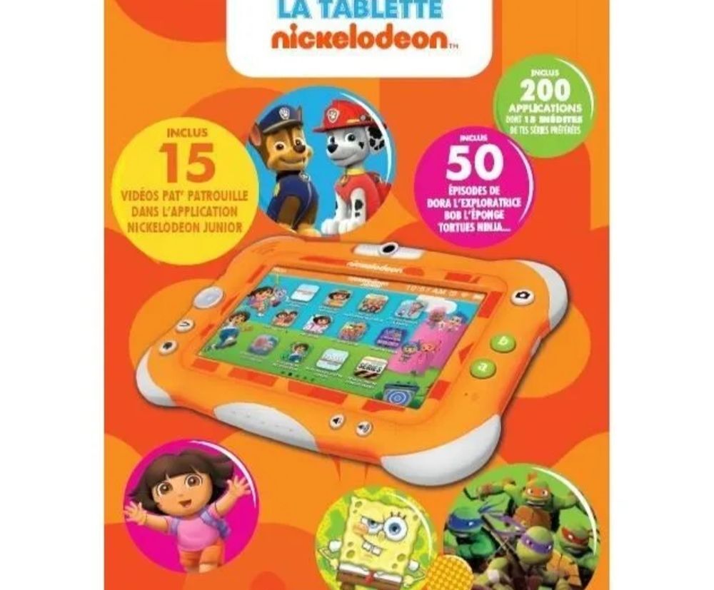 Tablette Neuve Nickelodeon Vid&eacute;ojet exclusif sous emballage Jeux / jouets