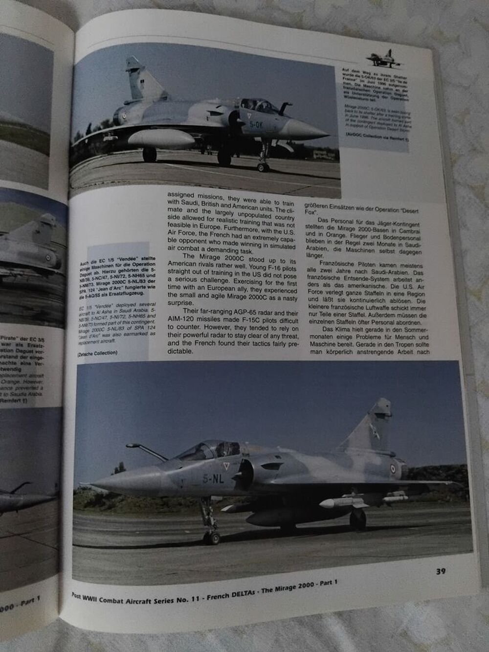 FRENCH DELTAS MIRAGE 2000 PART 1 AIRDOC N&deg;11. Livres et BD