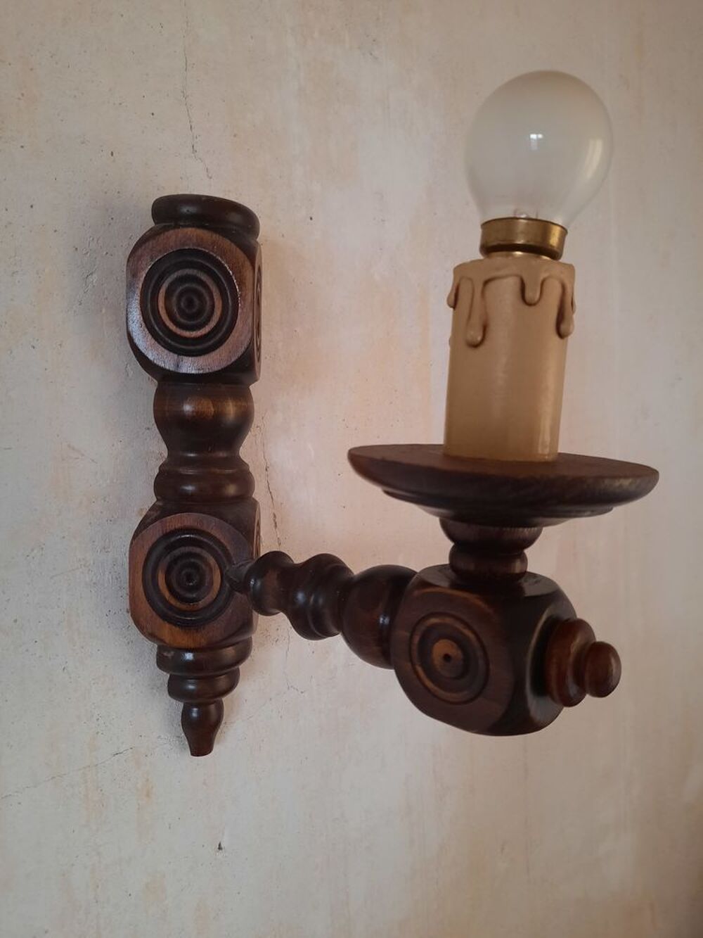 2 APPLIQUES BOIS Décoration