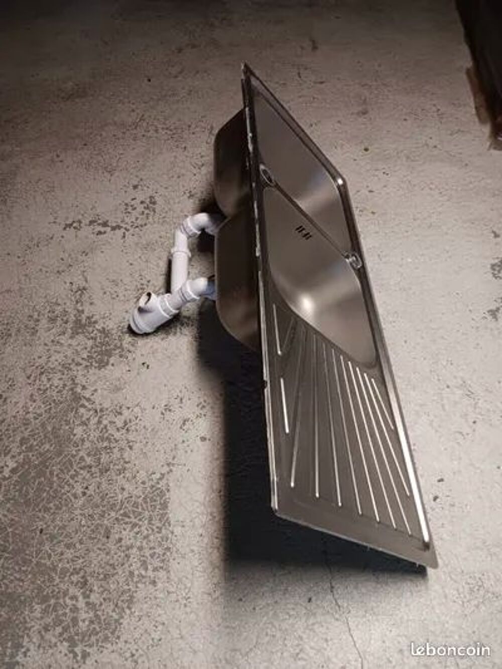 &Eacute;vier 2 bacs inox complet Bricolage