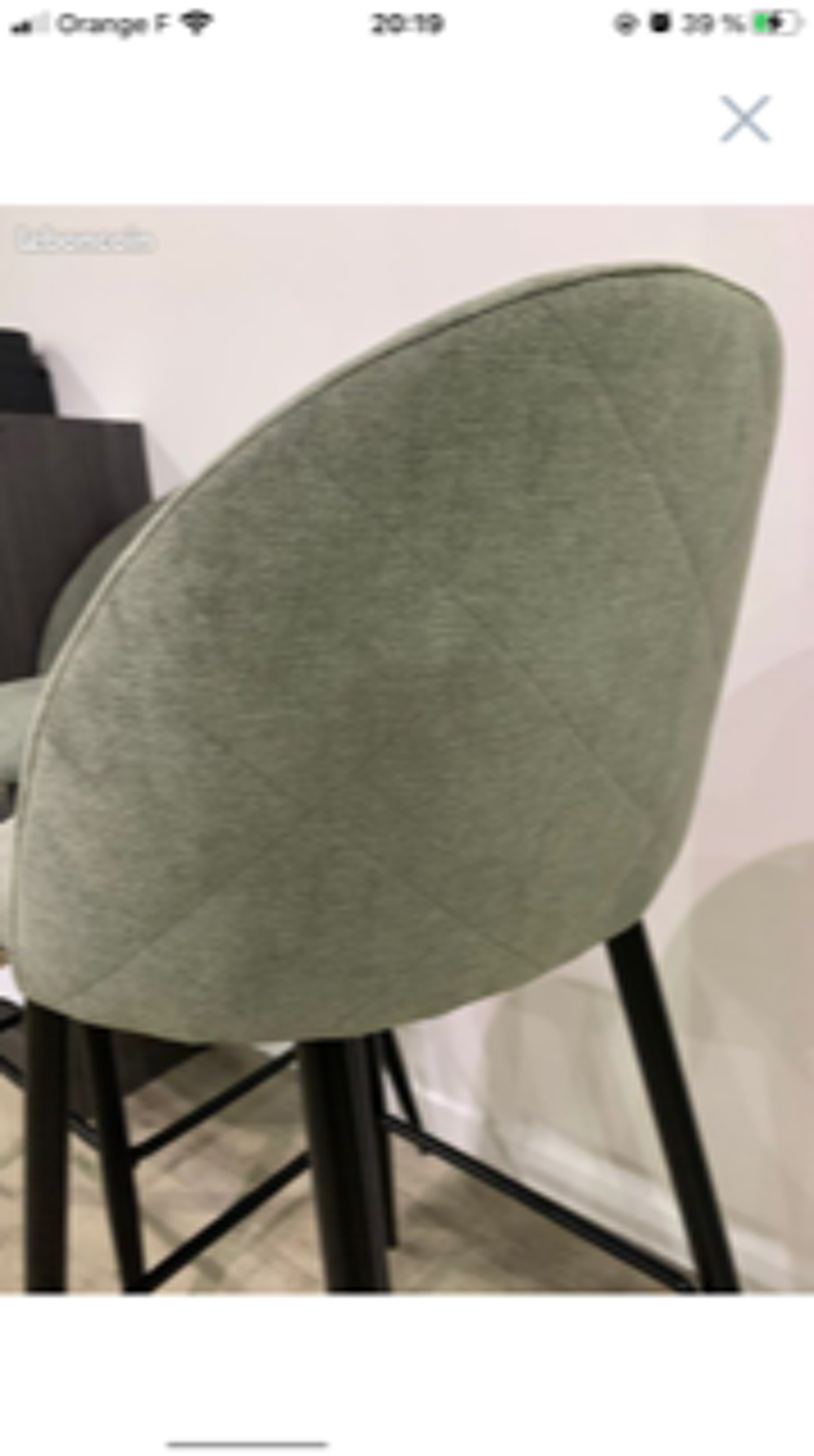 Magnifique chaises haute (de bar) grises Meubles