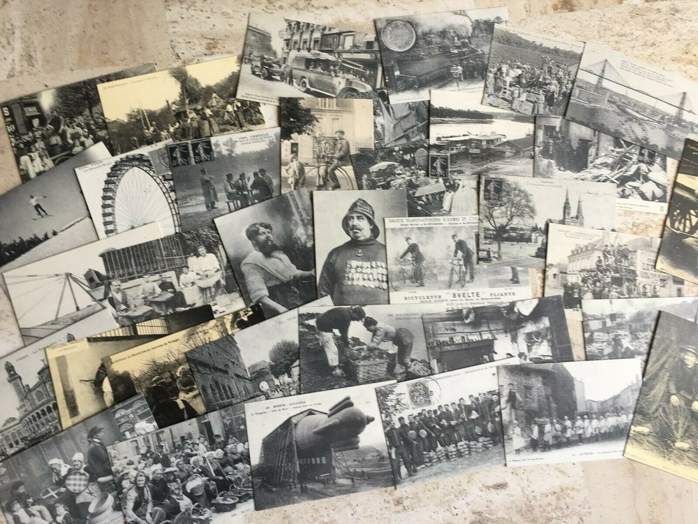 67 Cartes Postales noir et blanc - REPRODUCTIONS de CPA 
