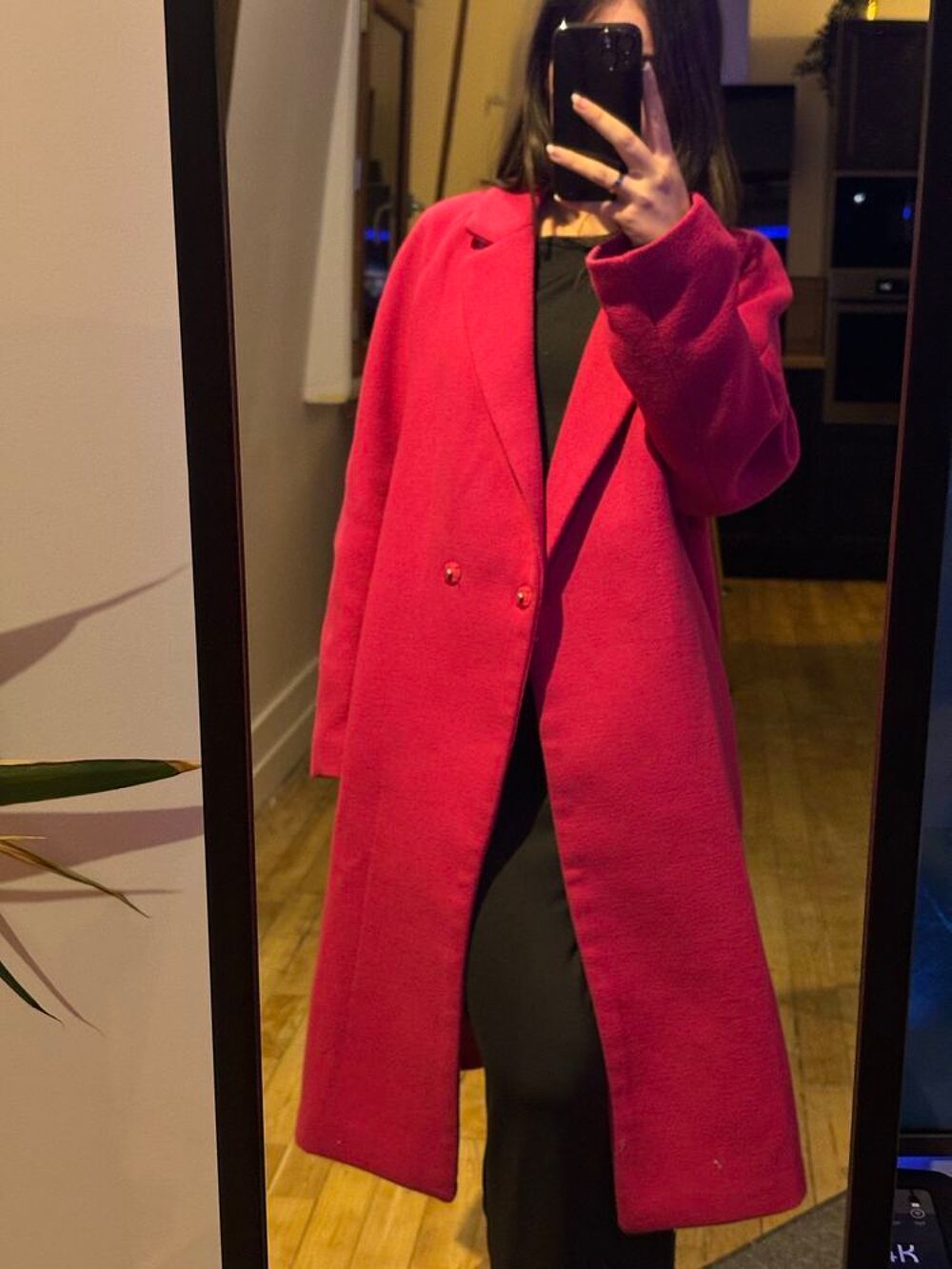 Manteau caban rose taille S Vêtements