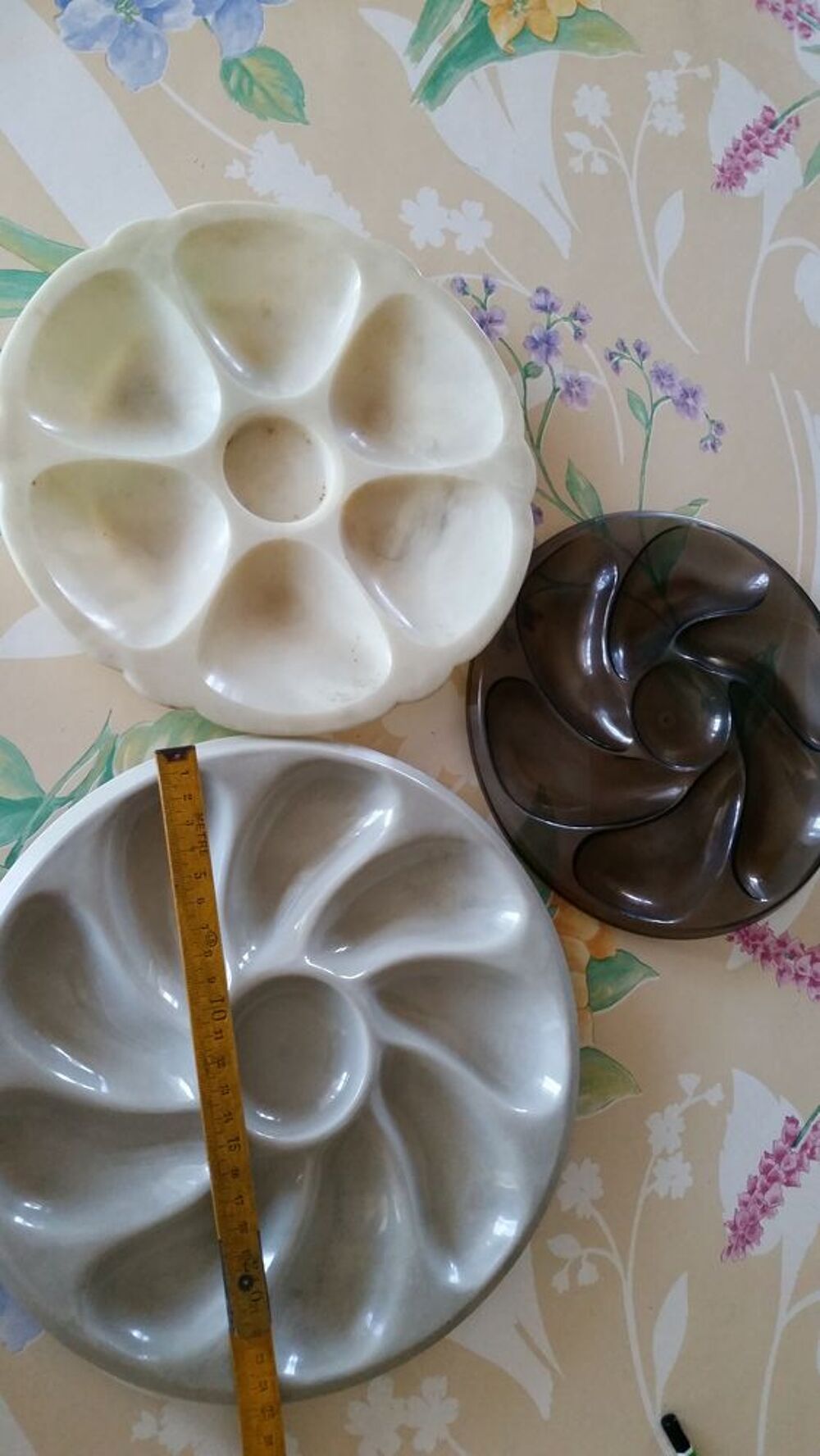 Assiettes a huitres en plastique Cuisine