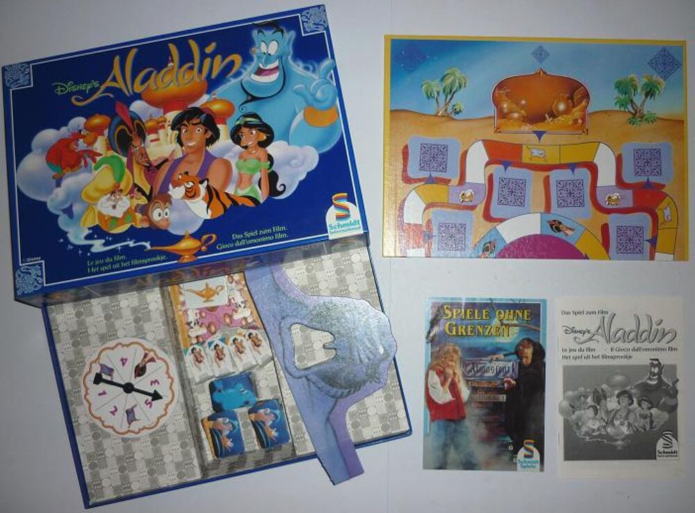 ALADDIN Jeu de soci&eacute;t&eacute; tir&eacute; du film DISNEY (&copy; SCHMIDT 1993) Jeux / jouets