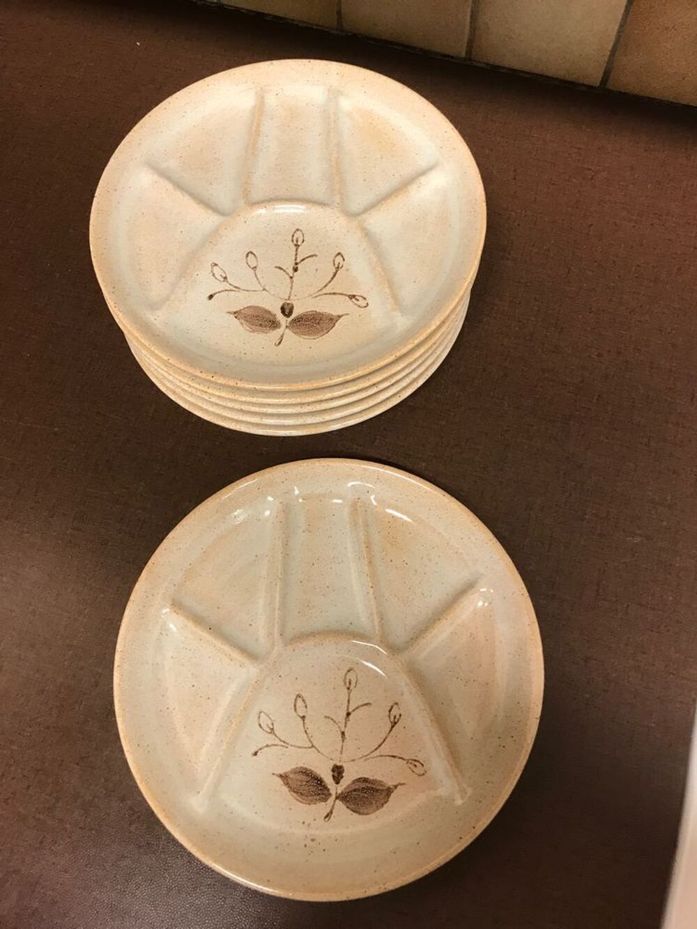 Assiettes &agrave; fondue Cuisine