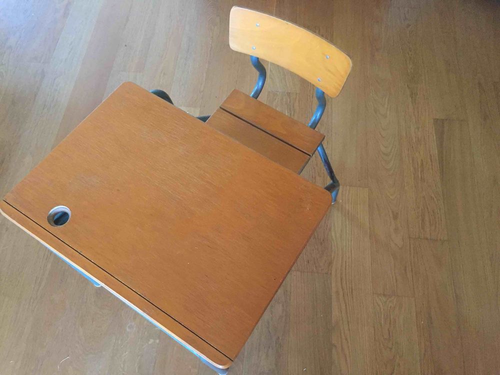 bureau ecolier enfant vintage. Mobilier enfants