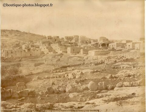 Photographie FELIX BONFILS Village des pasteurs Palestine 1 Loches (37)
