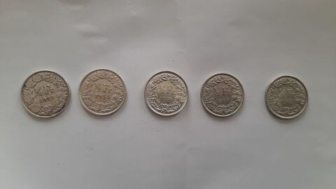 PIECES ARGENT SUISSE 1918 � 1964 3 Pontoise (95)