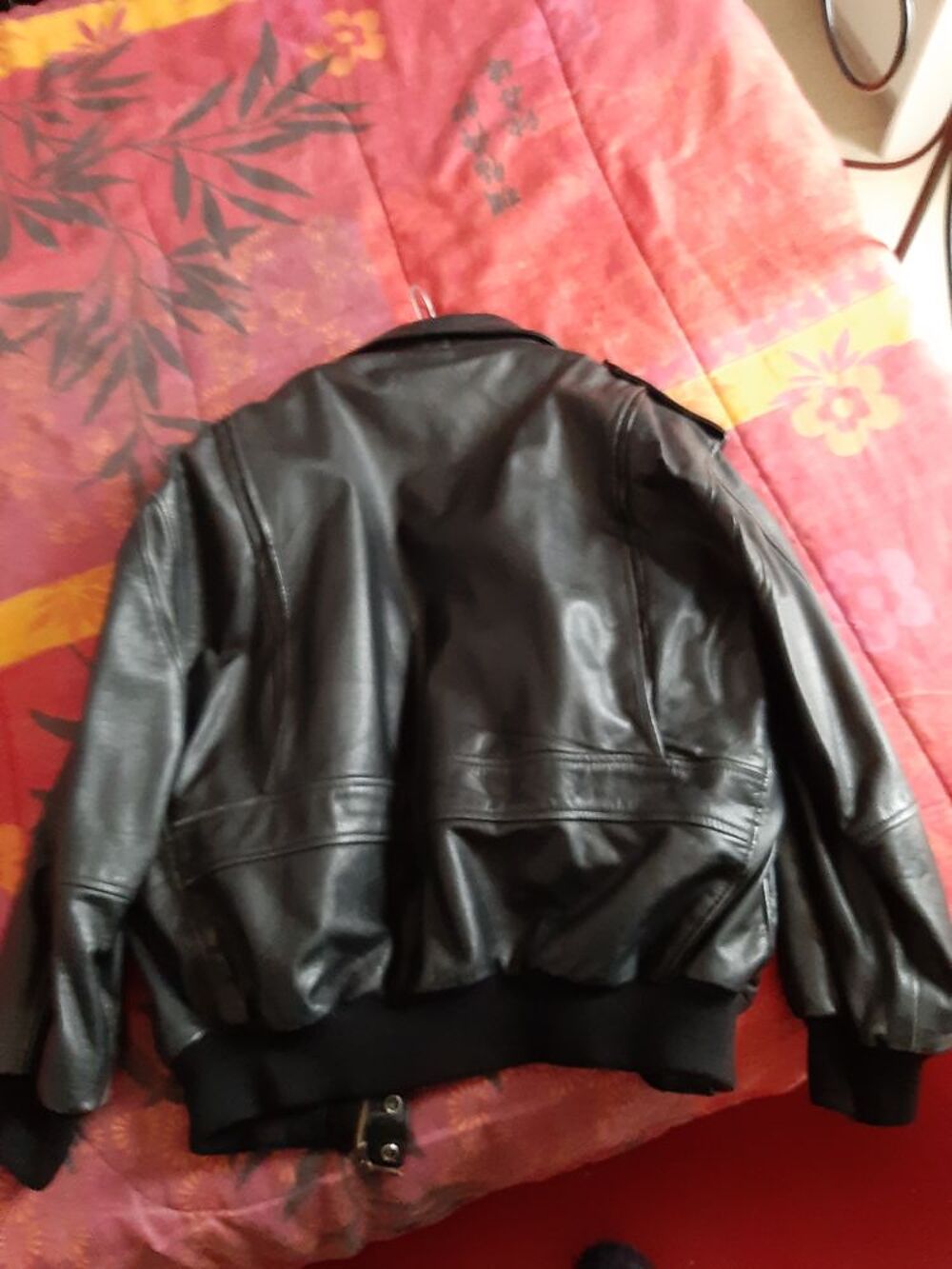 blouson homme en cuir Vêtements