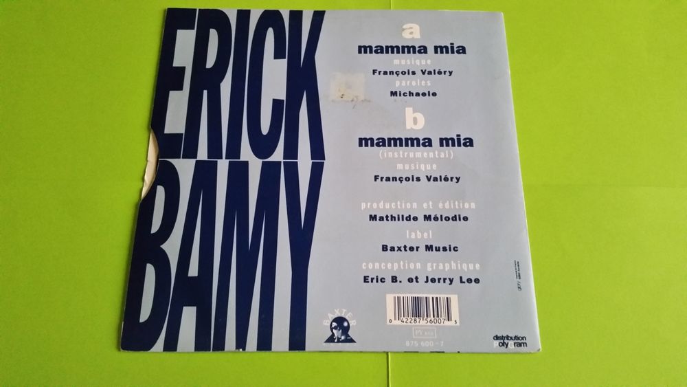 ERICK BAMY CD et vinyles