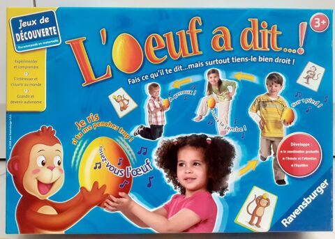 Jeu  L'oeuf a dit   partir de 3 ans  Ravensburger Etat impe 15 Taverny (95)