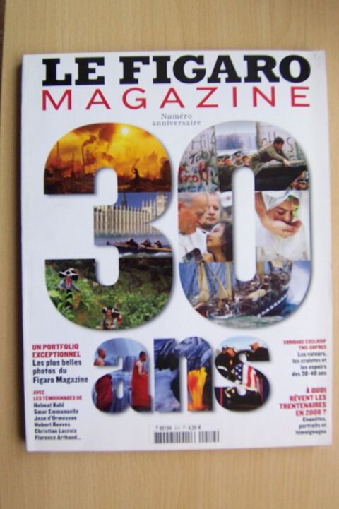 Le Figaro Magazine 30 ans 0 Paris 19 (75)