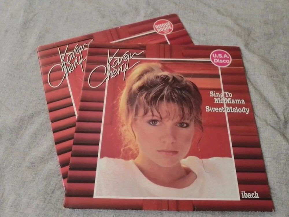 Karen Cheryl Lot De 2 Vinyles Lp 33 Tours Couleur Rouge
CD et vinyles