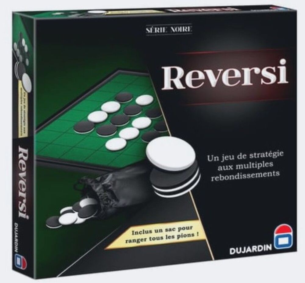 Jeu de strat&eacute;gie - Reversi - S&eacute;rie Noire - Marque Dujardin Jeux / jouets