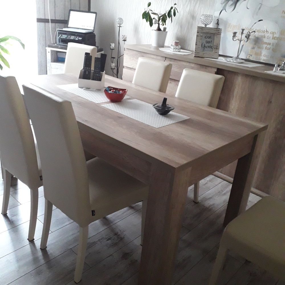 Salle &agrave; manger Design Effet Bois Vein&eacute; Meubles