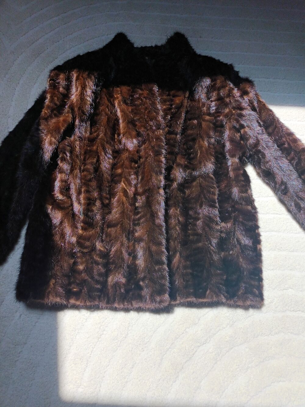 VESTE EN PEAU DE VISON Vtements