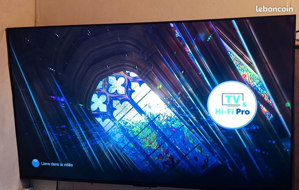 Tv tcl 55p7k 4k uhd Qled + support mural Photos/Video/TV