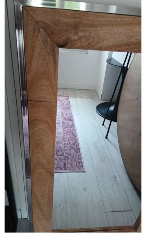 Miroir en bois et acier argenté 200 Carpentras (84)