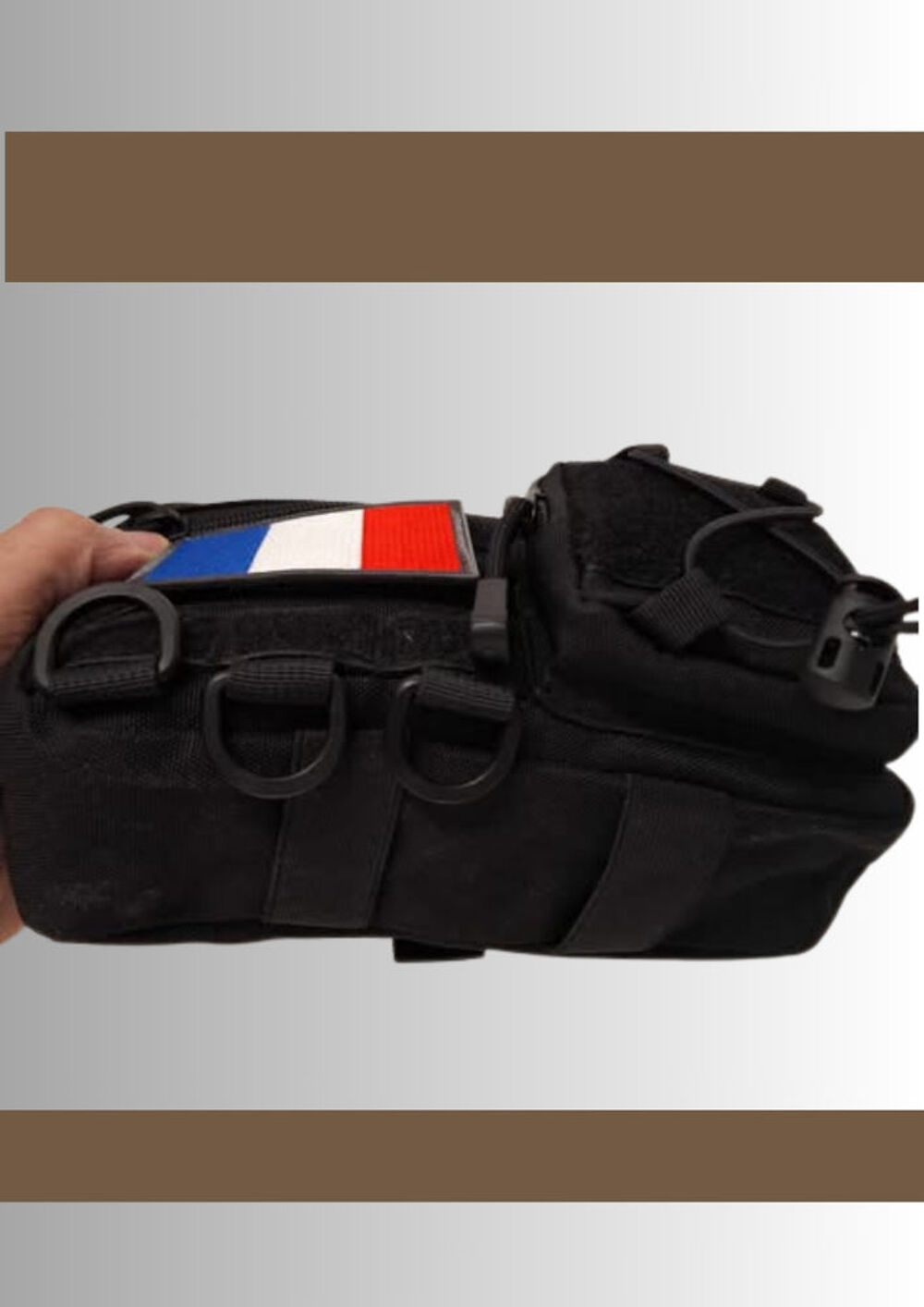 Sacoche Tactique M.O.L.L.E &Eacute;cusson Fran&ccedil;ais, Poches Multiple Sports