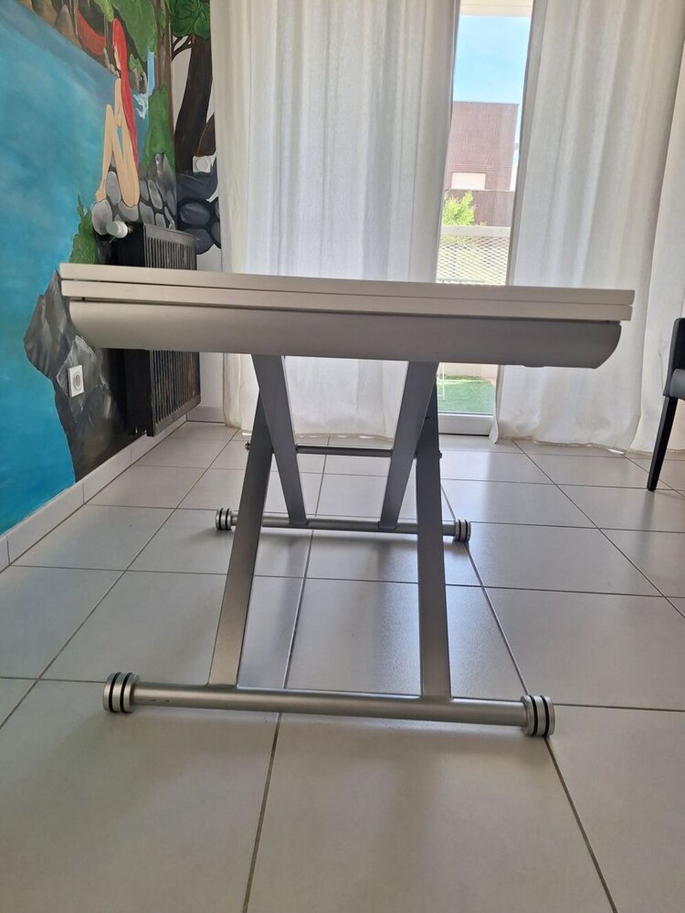 [] Table extensible 70x110 / 110x140, hauteur ajustabl Meubles