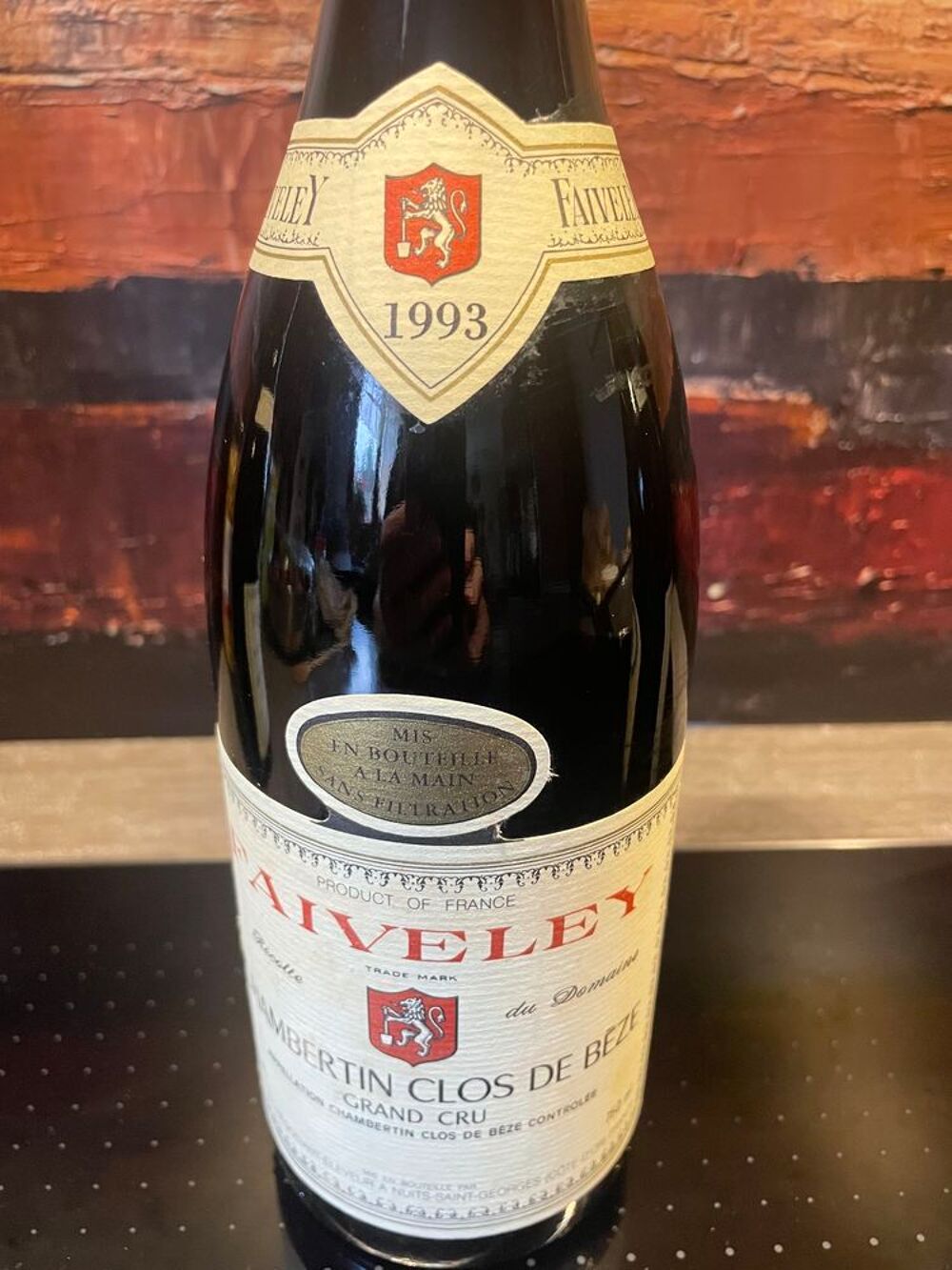 1 Bt CHAMBERTIN Grand Cru Clos de Beze 1993 FAIVELEY Cuisine