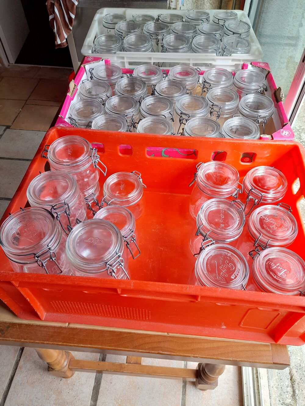 Bocaux diff&eacute;rentes tailles Cuisine