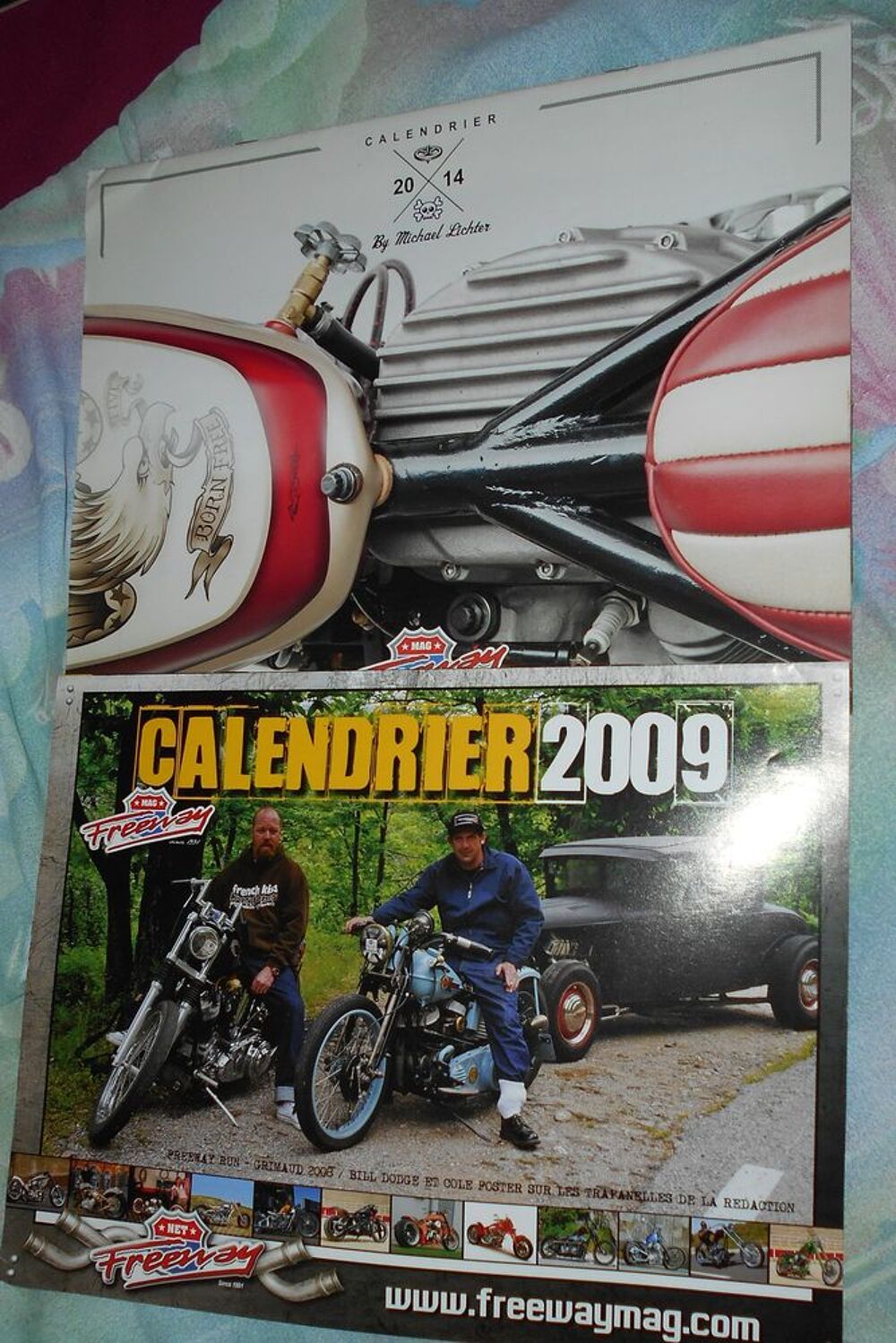 2 calendriers FREEWAY Mag de 2009 et 2014 