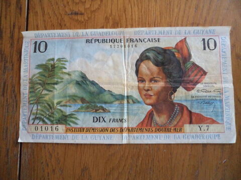 billet de 10 francs outre mer 0 Dammarie-sur-Loing (45)