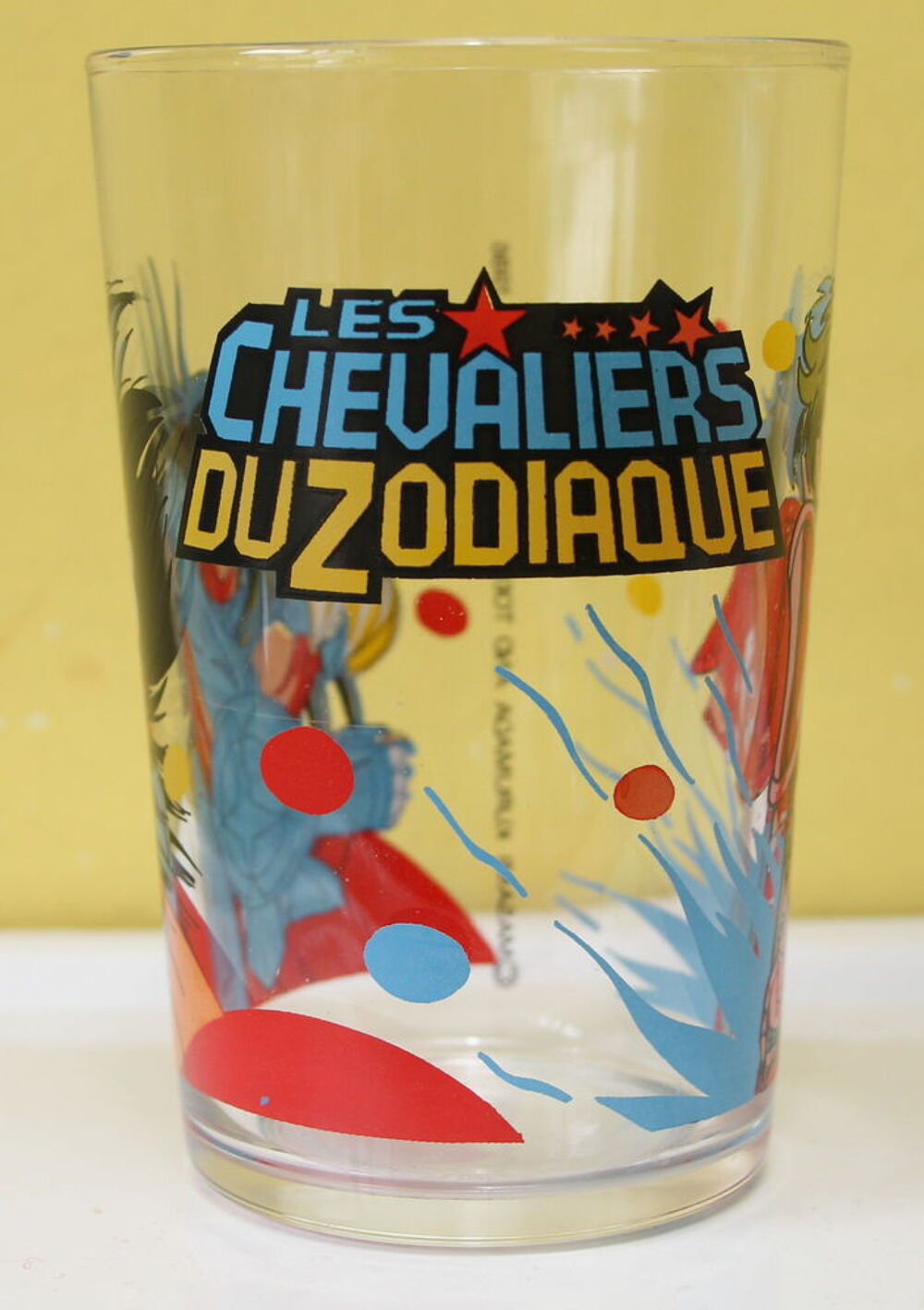 Verre &agrave; moutarde Maille 1986 LES CHEVALIERS DU ZODIAQUE 