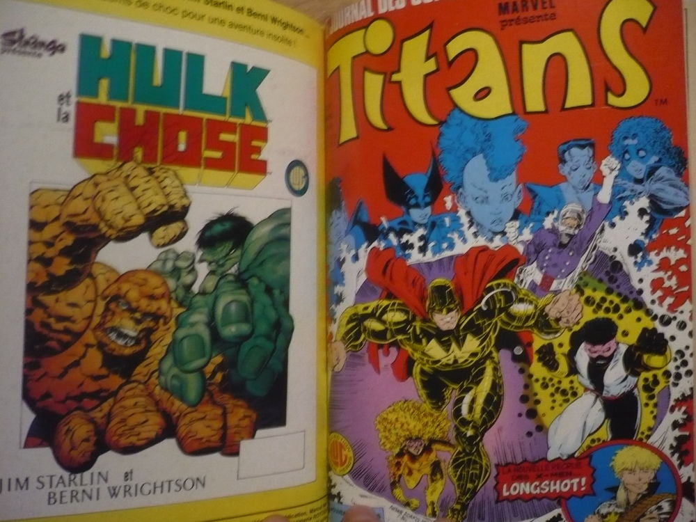 BD TITANS - Album MARVEL N&deg; 38 (N&deg; 112, 113, 114) 1988 Livres et BD