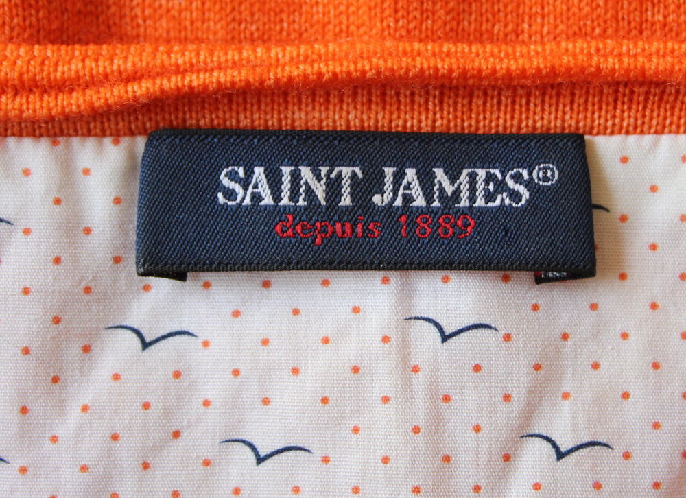Pull orange ST JAMES T.38 Fr Vêtements