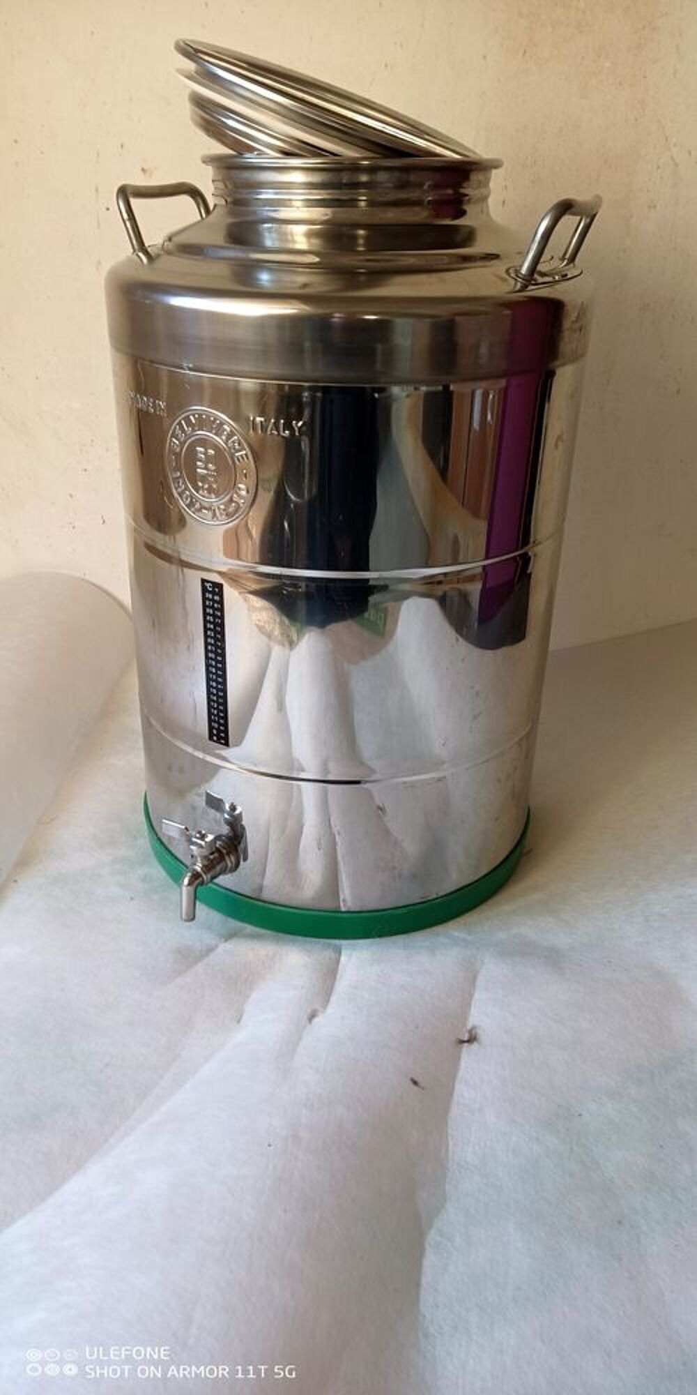 cuve de 50 litres de fermentation pour bi&egrave;re Electroménager