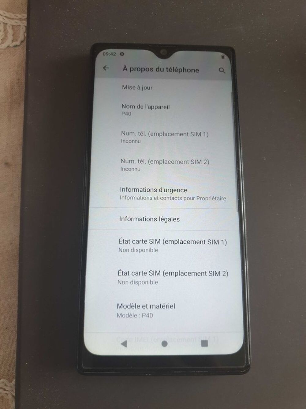 Cubot P40 Téléphones et tablettes