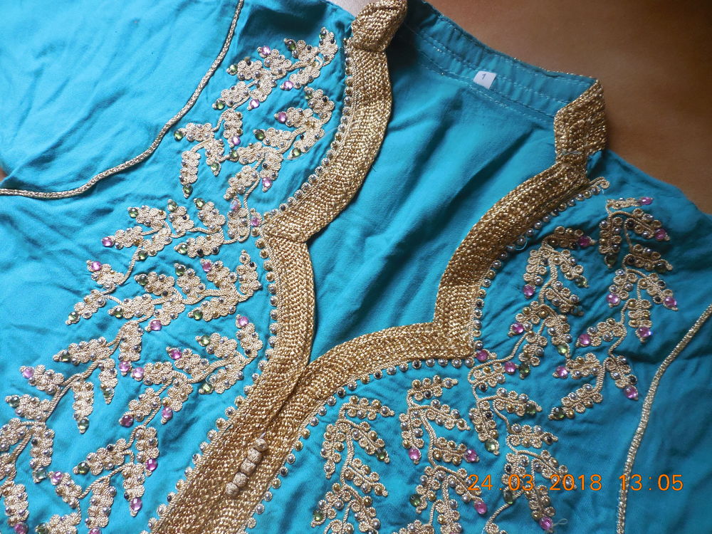 djellaba verte t 1 ou 38 40 Vêtements
