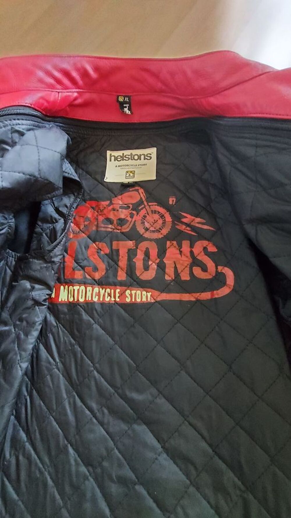 Blouson moto cuir femme HELSTONS Vêtements