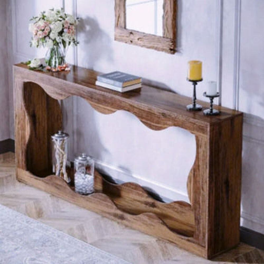 Console en bois sculpt&eacute; ? design naturel &amp; esprit artisanal Meubles