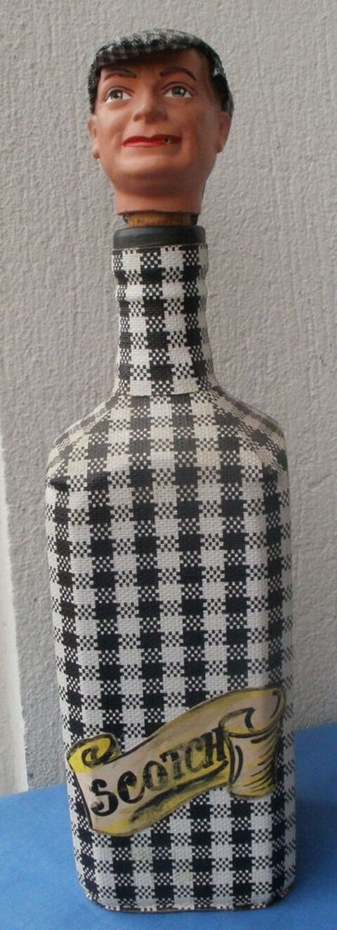Bouteille vide SCOTCH Vintage, t�te d'homme 12 Montauban (82)