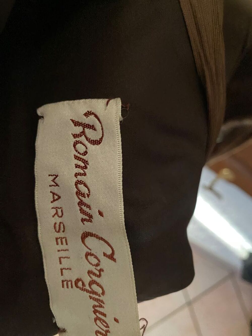 Manteau marron fourrure T38/40 Vêtements
