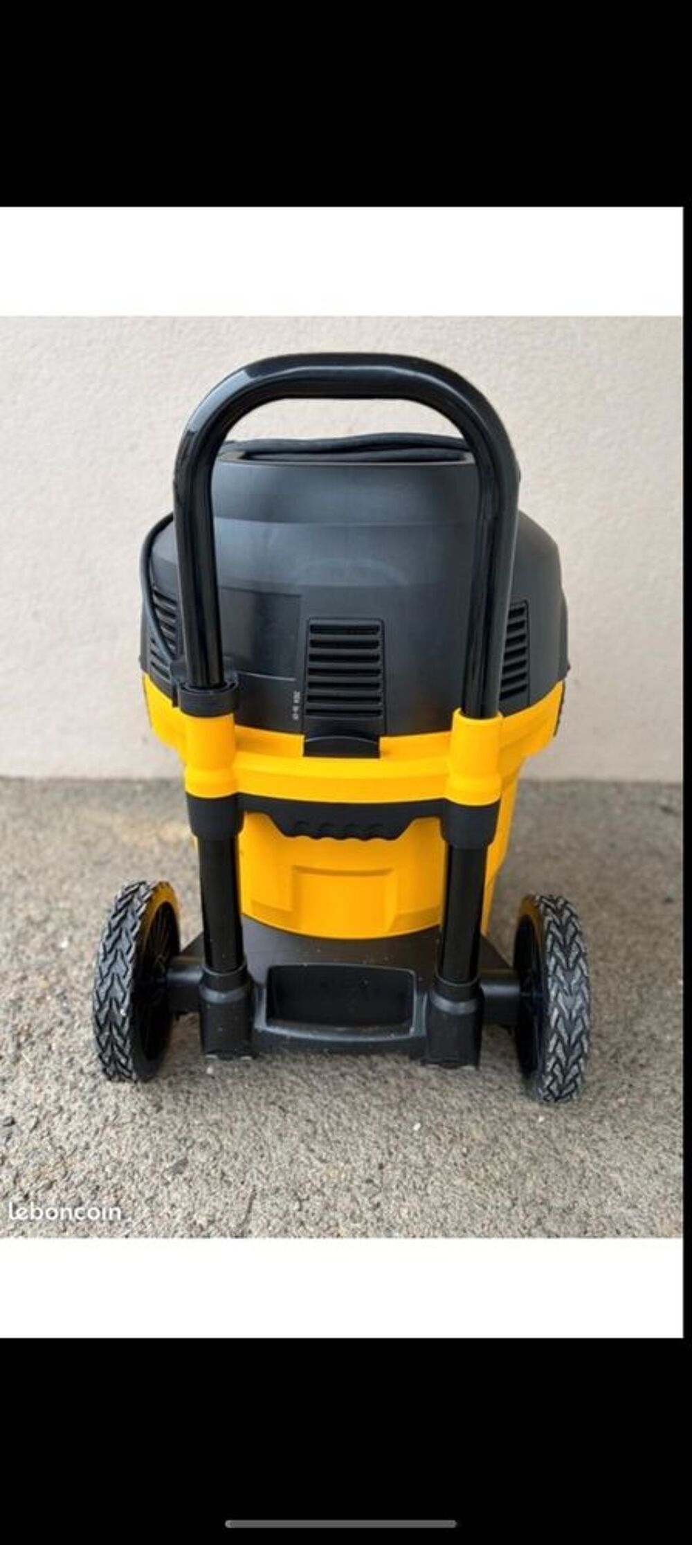 Aspirateur de chantier DEWALT 38 L sur roulettes Bricolage