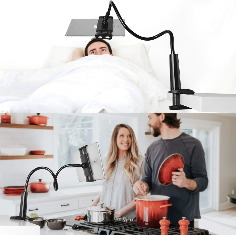 Support Tablette avec col de Cygne R&eacute;glable - 76 cm de Long Téléphones et tablettes