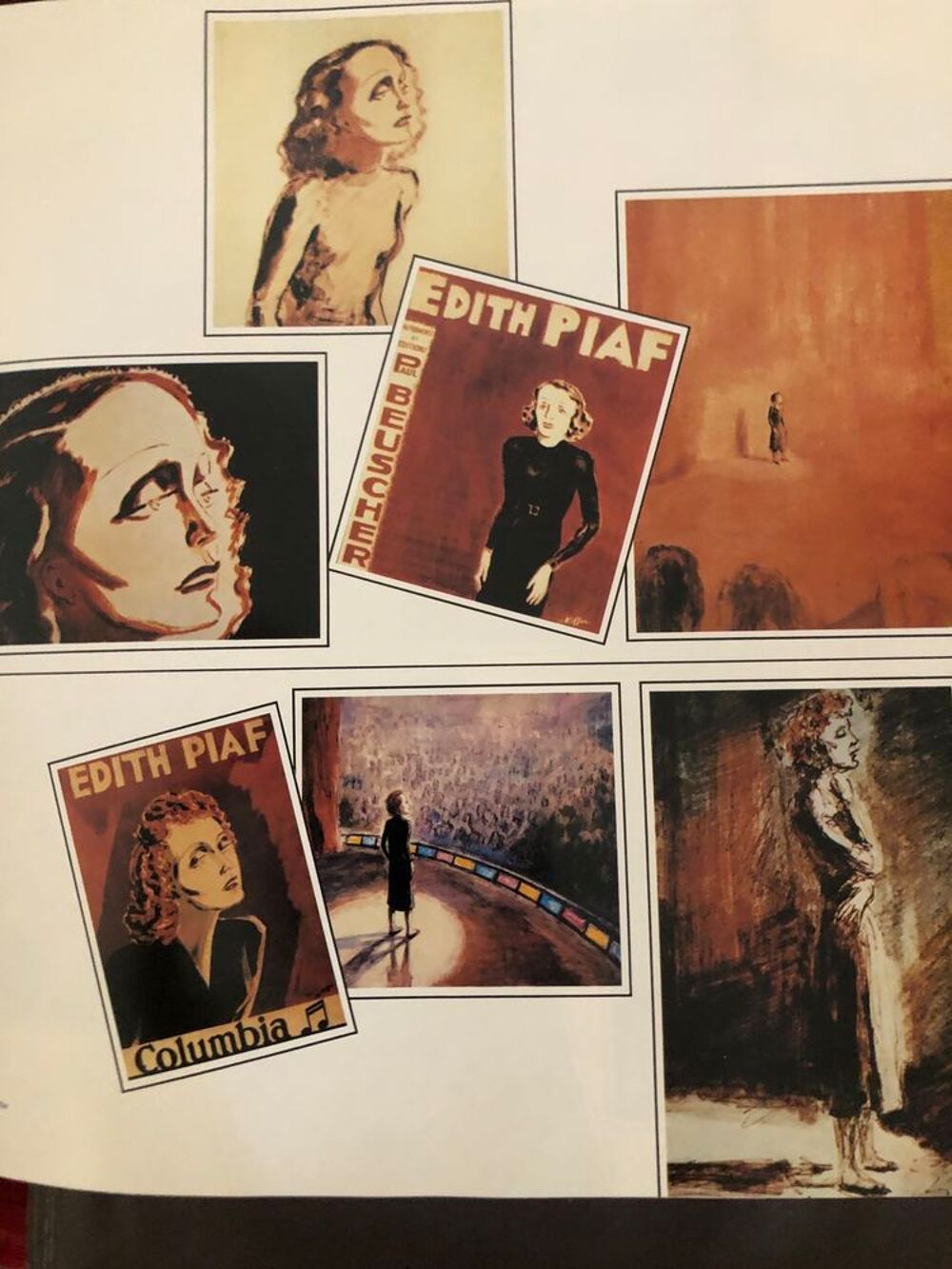 album Edith Piaf , 11 Disques en parfait &eacute;tat . CD et vinyles
