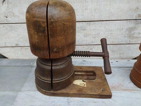 Ancienne Forme à Chapeau Bois Moule Chapeau Civière  180 Loches (37)