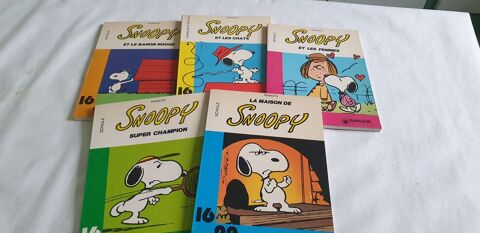 Lot de 5 livres Snoopy, collection Dargaud 16/22 60 Gex (01)