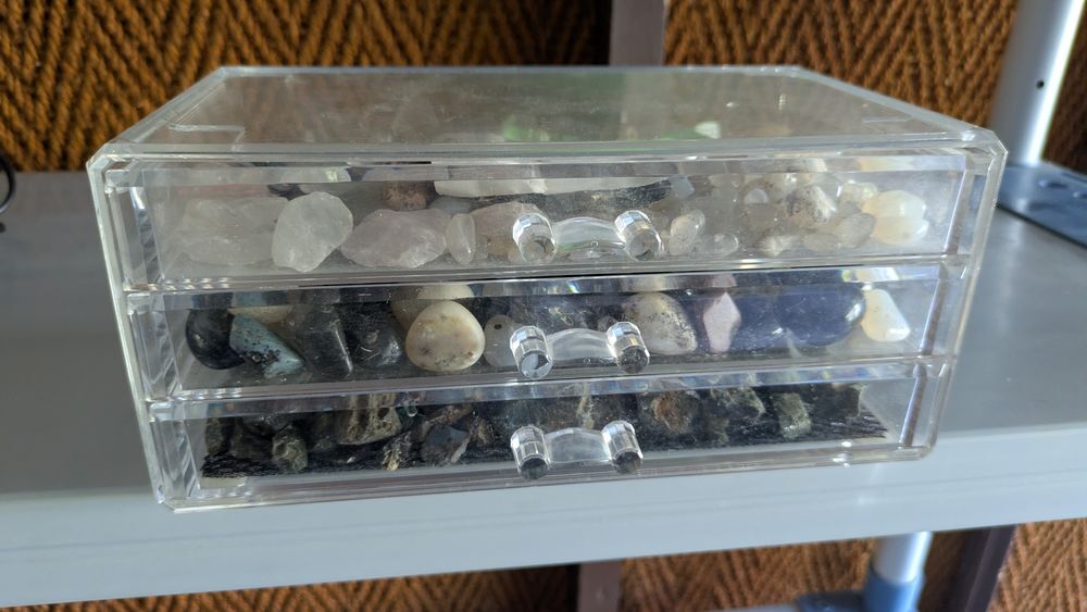 Lot de pierres de collection 